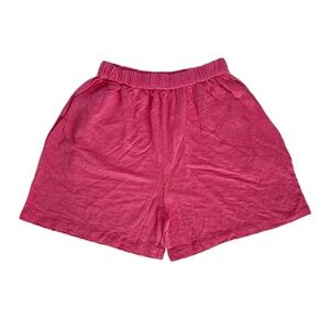 Naked Cashmere Linen Pink Shorts Size XS New